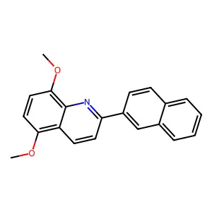 5,8-Dimethoxy-2-(2-naphthyl)quinoline structure