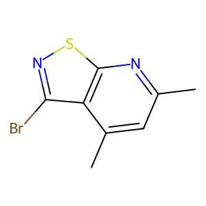 3-Bromo-4,6-dimethylisothiazolo[5,4-b]pyridine structure