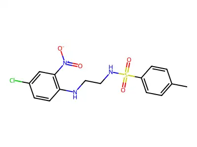 N-{2-[(4-chloro-2-nitrophenyl)amino]ethyl}-4-methylbenzenesulfonamide structure