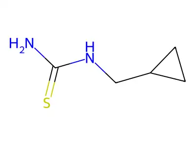 (Cyclopropylmethyl)thiourea structure