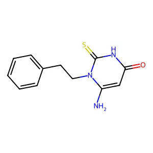 6-Amino-1-phenethyl-2-thioxo-2,3-dihydro-1h-pyrimidin-4-one structure