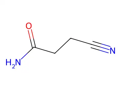 3-Cyanopropionamide structure
