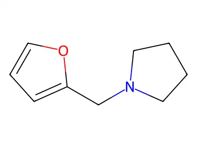 1-Furfurylpyrrolidine structure