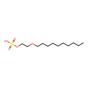 Ethanol, 2-(decyloxy)-, 1-(hydrogen sulfate) structure