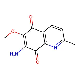 7-Amino-6-methoxy-2-methyl-5,8-quinolinedione structure