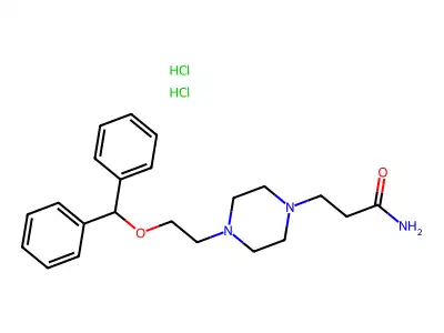 C22H29N3O2.2ClH.3/2H2O structure