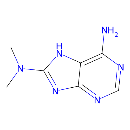 N8,N8-dimethyl-9H-purine-6,8-diamine structure