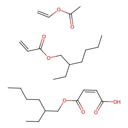 (C12-H20-O4.C11-H20-O2.C4-H6-O2)x- structure
