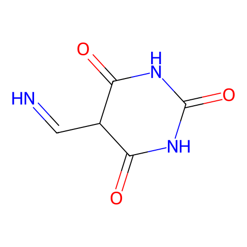 2,4,6(1H,3H,5H)-Pyrimidinetrione, 5-(iminomethyl)- structure