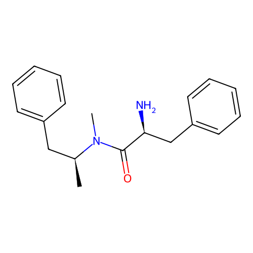 Alaninamide, N-methyl-N-(alpha-methylphenethyl)-3-phenyl-, L- structure