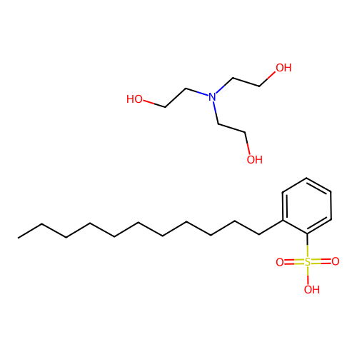 Benzenesulfonic acid, undecyl-, compd. with 2,2',2''-nitrilotris[ethanol] (1:1) structure