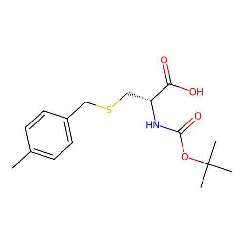 Boc-D-Cys(pMeBzl)-OH structure