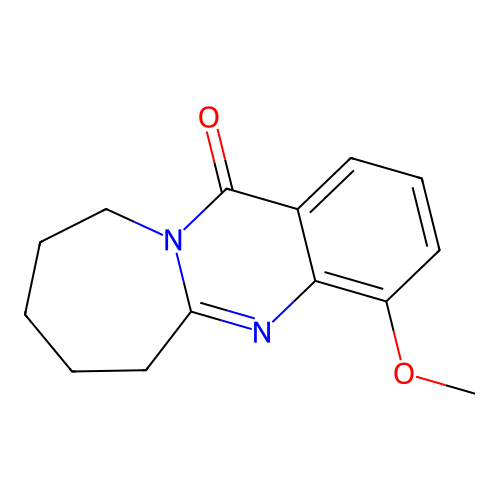 4-methoxy-7,8,9,10-tetrahydroazepino[2,1-b]quinazolin-12(6H)-one structure
