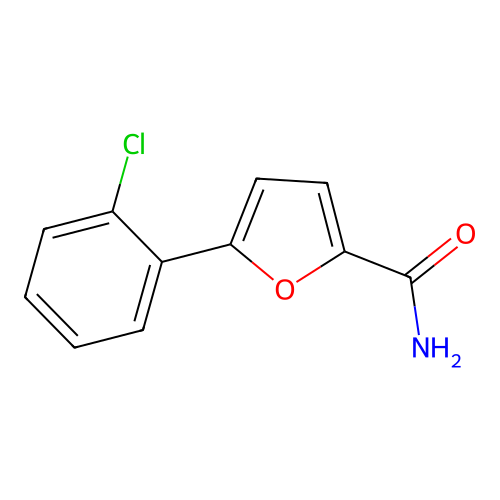 5-(2-Chlorophenyl)furan-2-carboxamide structure