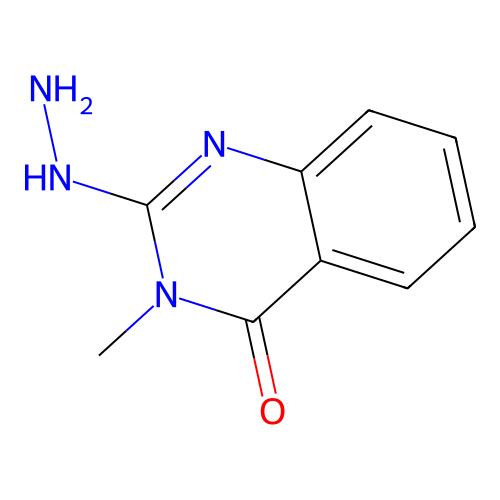 2-Hydrazinyl-3-methyl-3,4-dihydroquinazolin-4-one structure