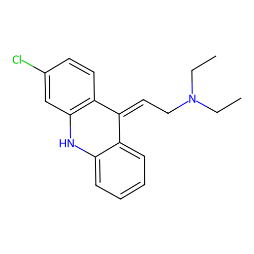Elanzepine structure