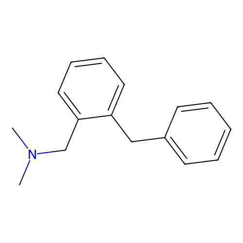 N,N-Dimethyl-2-benzylbenzenemethanamine structure