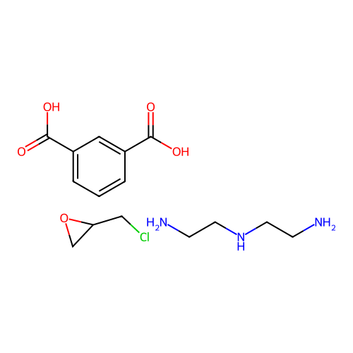(C8-H6-O4.C4-H13-N3.C3-H5-Cl-O)x- structure