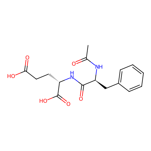 L-Glutamic acid, N-(N-acetyl-L-phenylalanyl)- structure