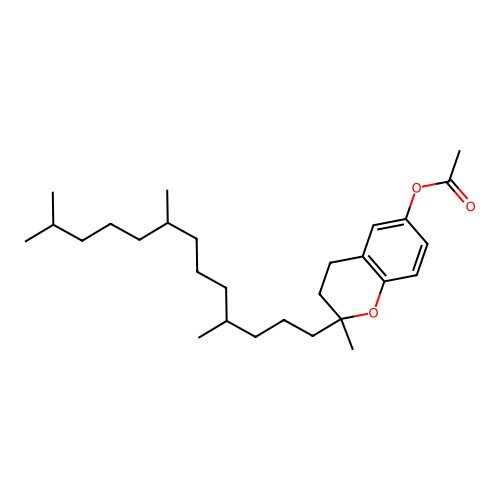 Tocol acetate structure