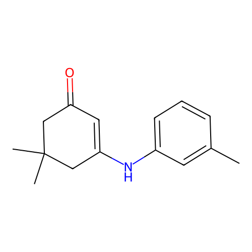 5,5-Dimethyl-3-[(3-methylphenyl)amino]cyclohex-2-en-1-one structure