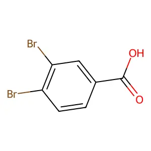 3,4-Dibromobenzoic acid structure