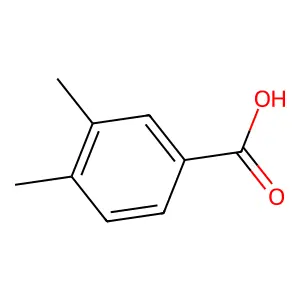 3,4-二甲基苯甲酸 structure