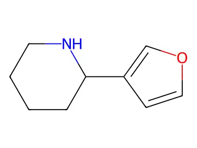 2-(Furan-3-yl)piperidine structure