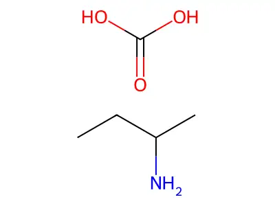 sec-Butylamine, carbonate structure