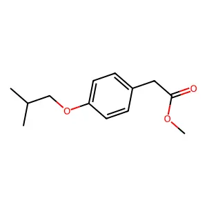 (4-异丁氧基苯基)乙酸甲酯 structure