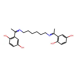 (6Z)-4-hydroxy-6-[1-[6-[[(1Z)-1-(3-hydroxy-6-oxocyclohexa-2, structure