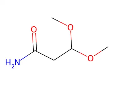 3,3-Dimethoxypropanamide structure