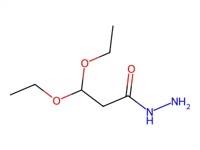 3,3-Diethoxypropanehydrazide structure