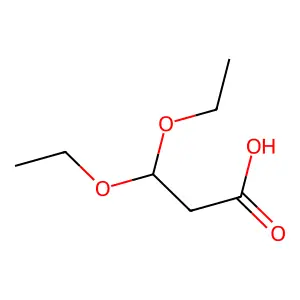 3,3-Diethoxypropanoic acid structure