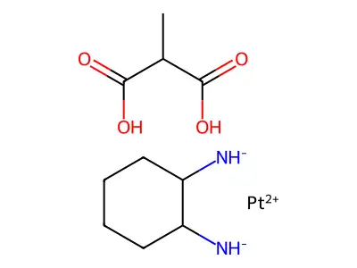 丙二酸铂配合物 structure