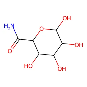 β-D-吡喃葡萄糖酰胺 structure