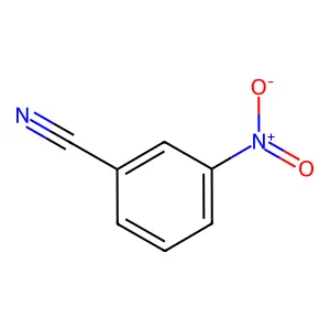 3-硝基苯甲腈 structure
