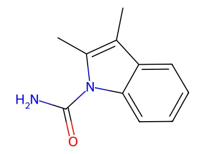 1H-Indole-1-carboxamide, 2,3-dimethyl- structure