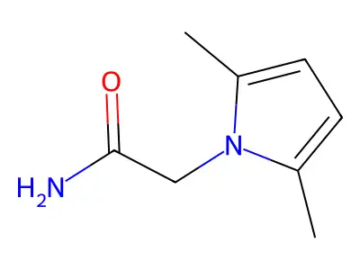 2-(2,5-dimethyl-1H-pyrrol-1-yl)acetamide structure