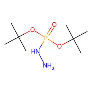 Bis[(2-methylpropan-2-yl)oxy]phosphorylhydrazine structure