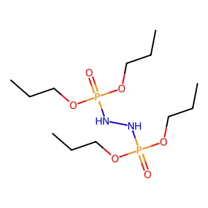 1,2-Bis(dipropoxyphosphoryl)hydrazine structure
