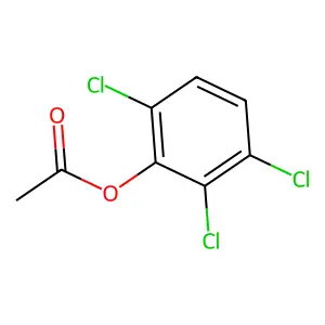 2,3,6-Trichlorophenyl acetate structure
