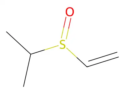 Propane, 2-(ethenylsulfinyl)- structure