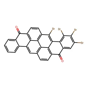 8,16-Pyranthrenedione, tetrabromo- structure