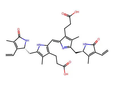 (4S,10Z,16R)-phycourobilin structure