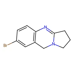 7-Bromo-1,2,3,9-tetrahydropyrrolo[2,1-b]quinazoline structure