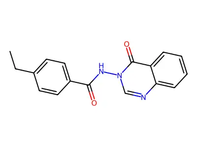 4-ethyl-N-(4-oxoquinazolin-3-yl)benzamide structure