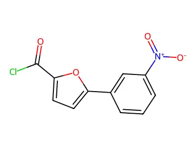 5-(3-nitrophenyl)furan-2-carbonyl Chloride structure