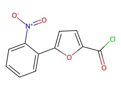 5-(2-nitrophenyl)furan-2-carbonyl Chloride structure