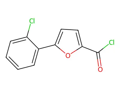 5-(2-Chlorophenyl)furan-2-carbonyl chloride structure